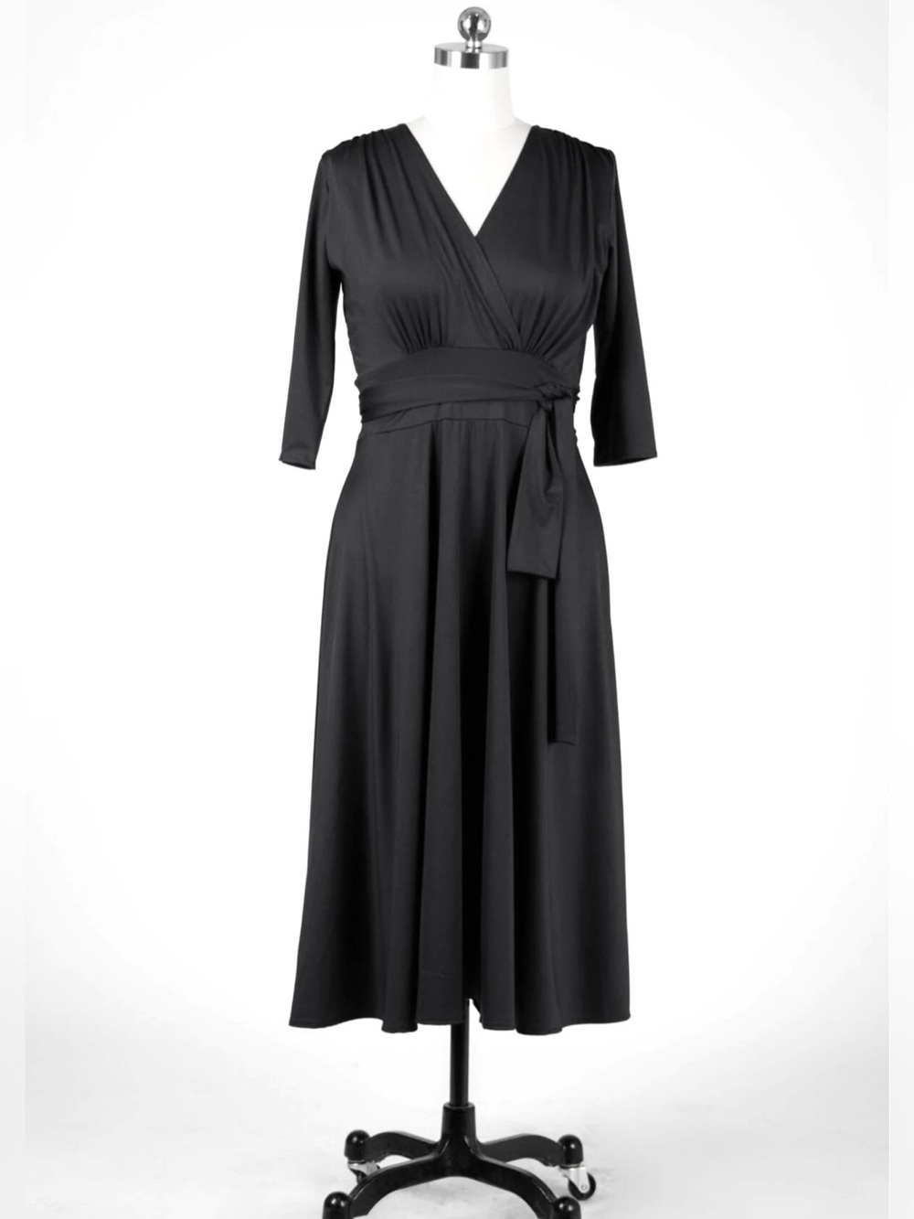 NWT Karina Margaret Dress 3/4 Sleeves in Black size 2X